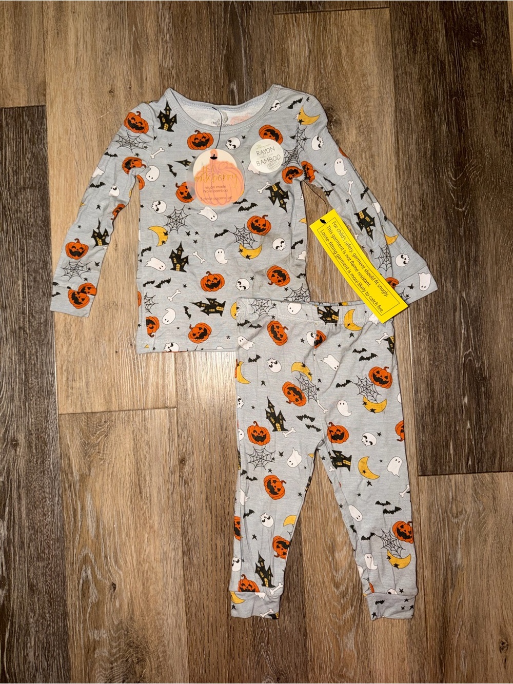 NWT Milkberry Baby Rayon from Bamboo Halloween Pajama Set